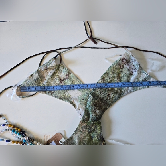 Jaded London Vida Backless Maxi Dress With Shell Trim in Marine XS - Picture 6 of 12